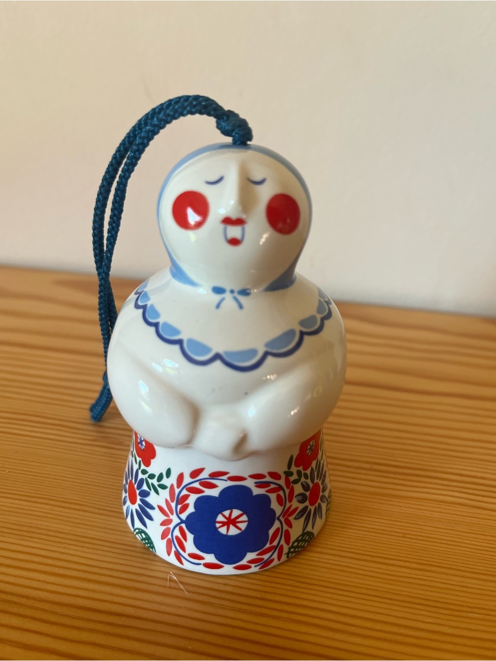 Vintage Elizabeth Arden Orient Express Porcelain Lady Bell Ornament